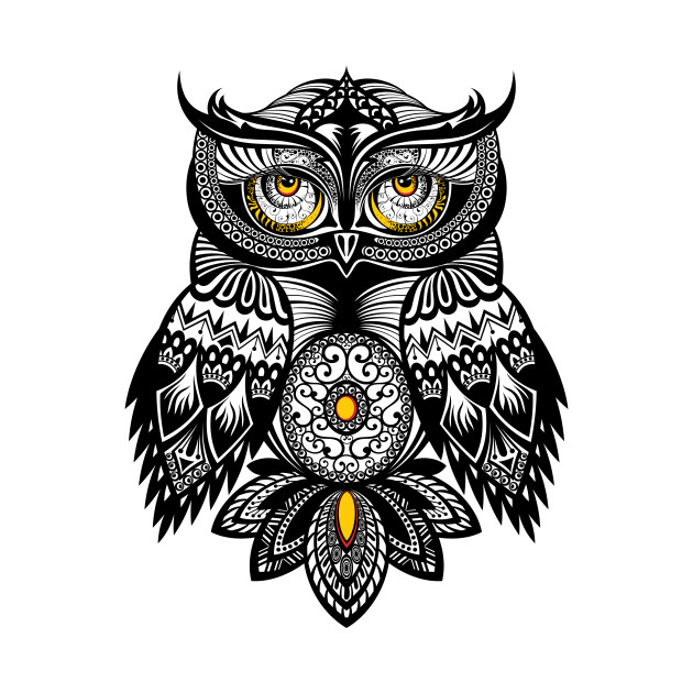 630x630 Owl Bohemien Style