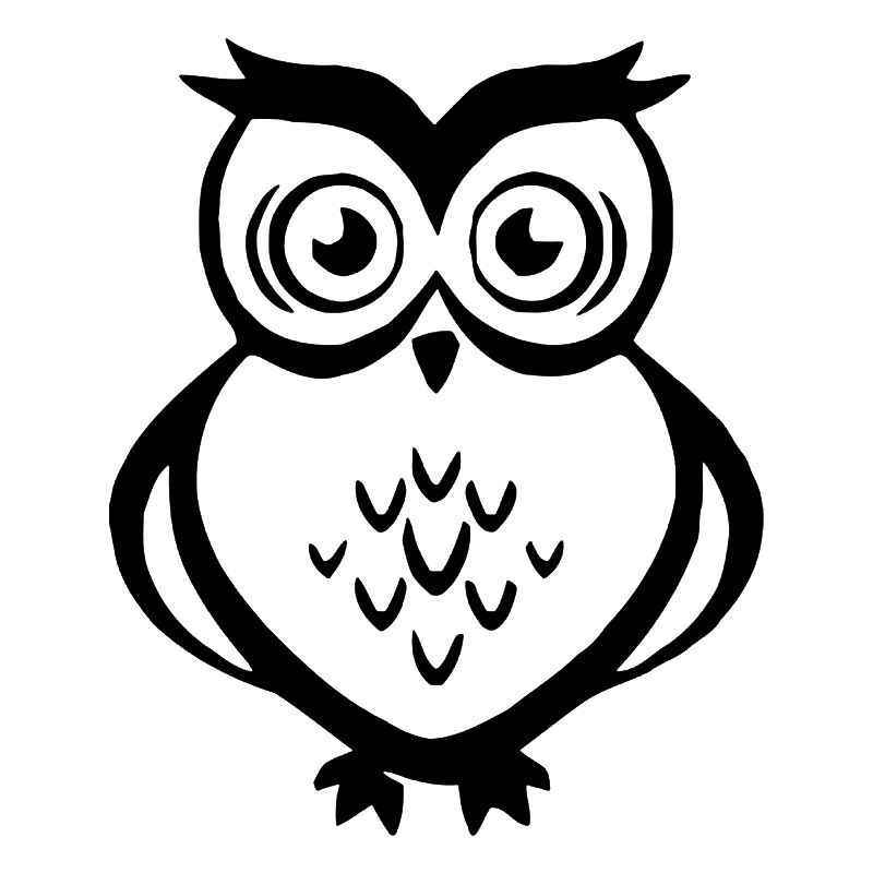 Tribal Owl Drawing | Free download on ClipArtMag