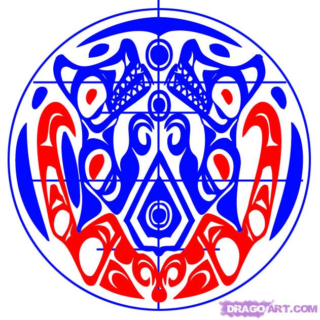 631x632 How To Draw Quileute Tribe Tattoo From New Moon, Step
