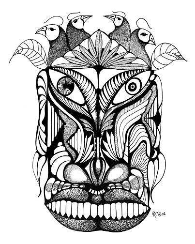 403x504 Images Of African Drawings Tribal Print