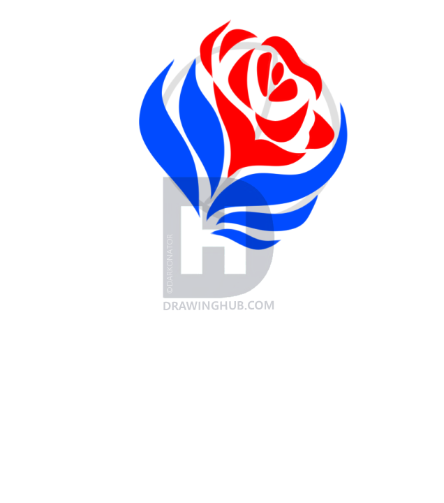 636x720 How To Draw A Tribal Rose Tattoo, Step