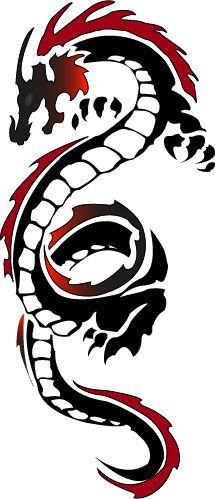 215x499 Tribal Rose Tattoo Designs For Men