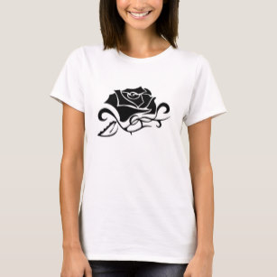 307x307 Tribal Rose Tattoo T Shirts Shirt Designs Zazzle Uk