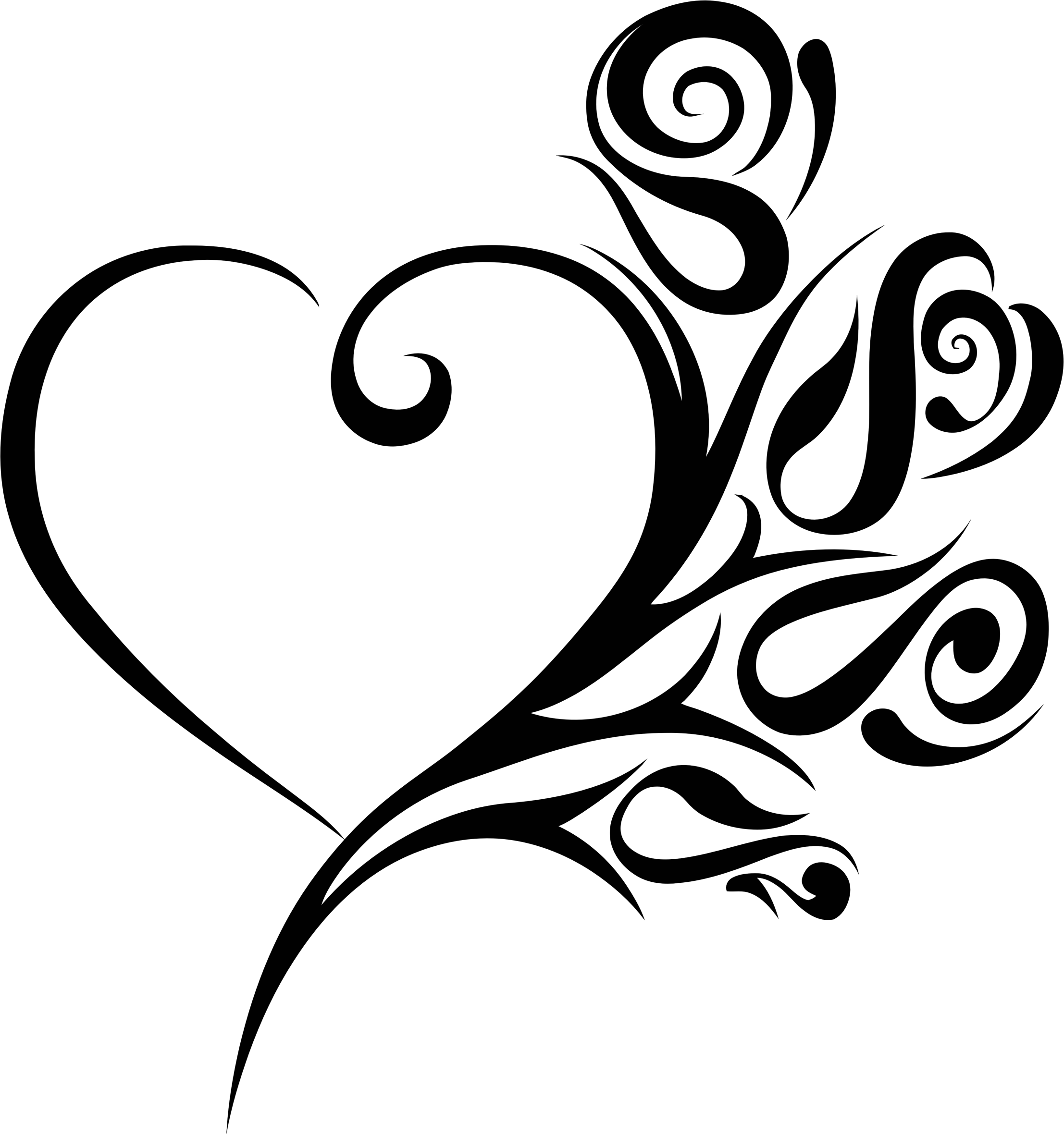 2214x2361 Collection Of Free Tribal Drawing Rose Download On Ui Ex