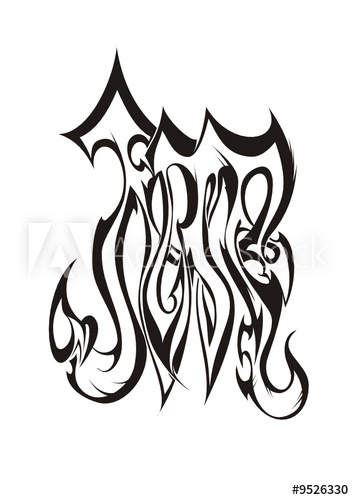 354x500 Tribal Scorpion Astrology Sign Isolated On White