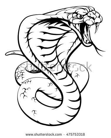 378x470 Tribal Cobra Snake Tattoo Vector Shabloni Snake Tattoo, Snake