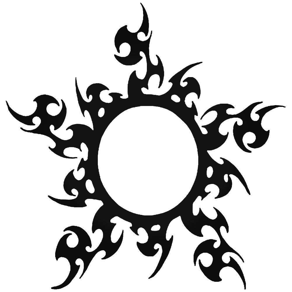 Tribal Sun Drawing 