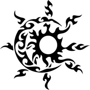 300x300 Tribal Sun Moon Home Decor Car Truck Window Decal Sticker Ebay