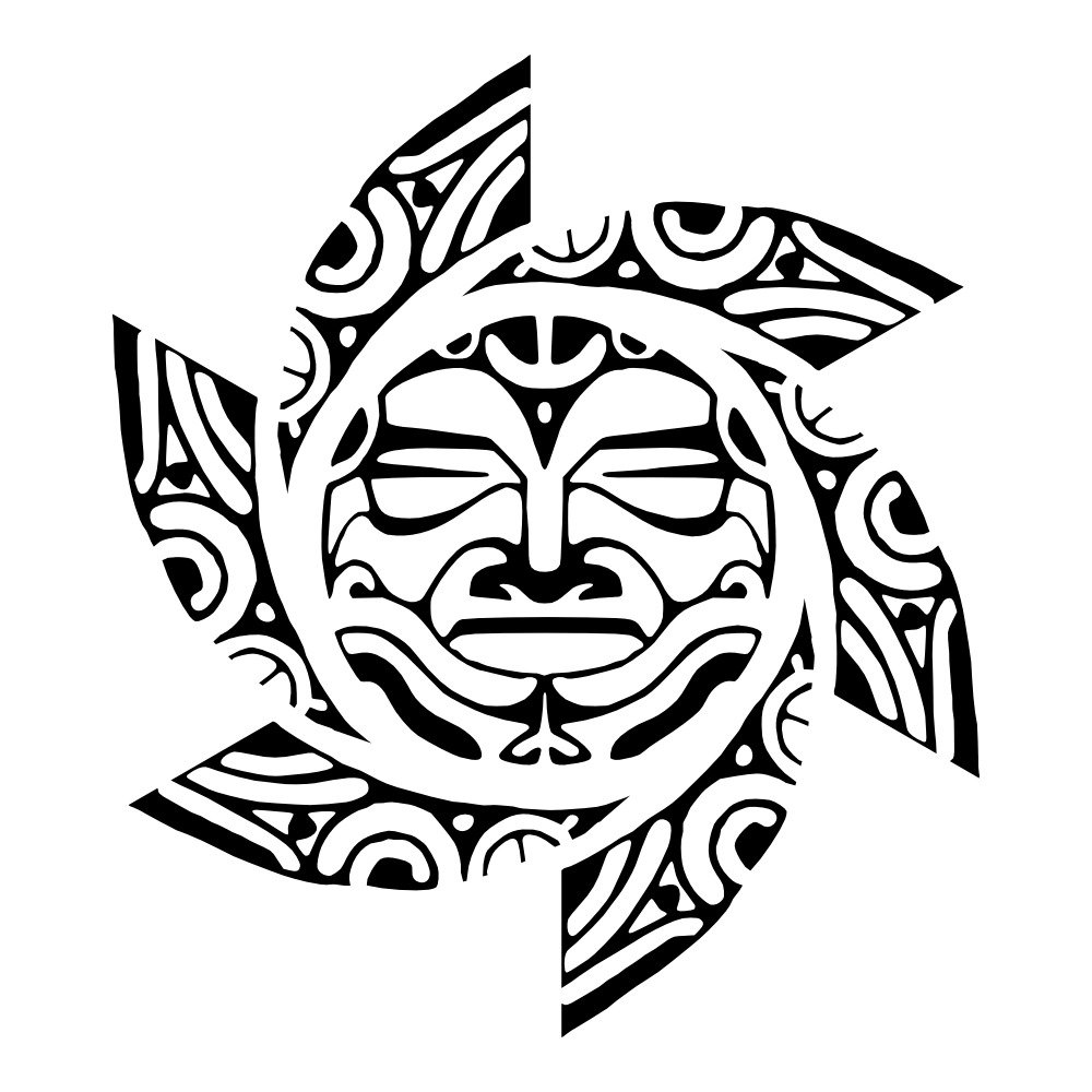 1000x1000 Azutura Tribal Sun Wall Sticker Decorative Weather Wall Decal Kids