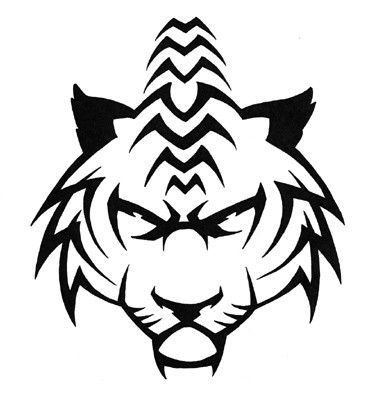 377x403 Drawn Tiger Tribal