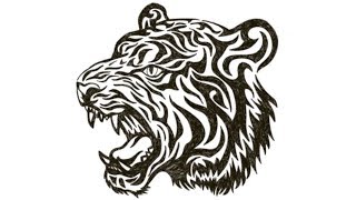 320x180 How To Draw A Tribal Tiger Tutorials And Online Canvas