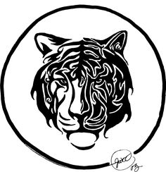 236x244 Best Tribal Tiger Tattoo Drawings Images Tribal Tiger Tattoo
