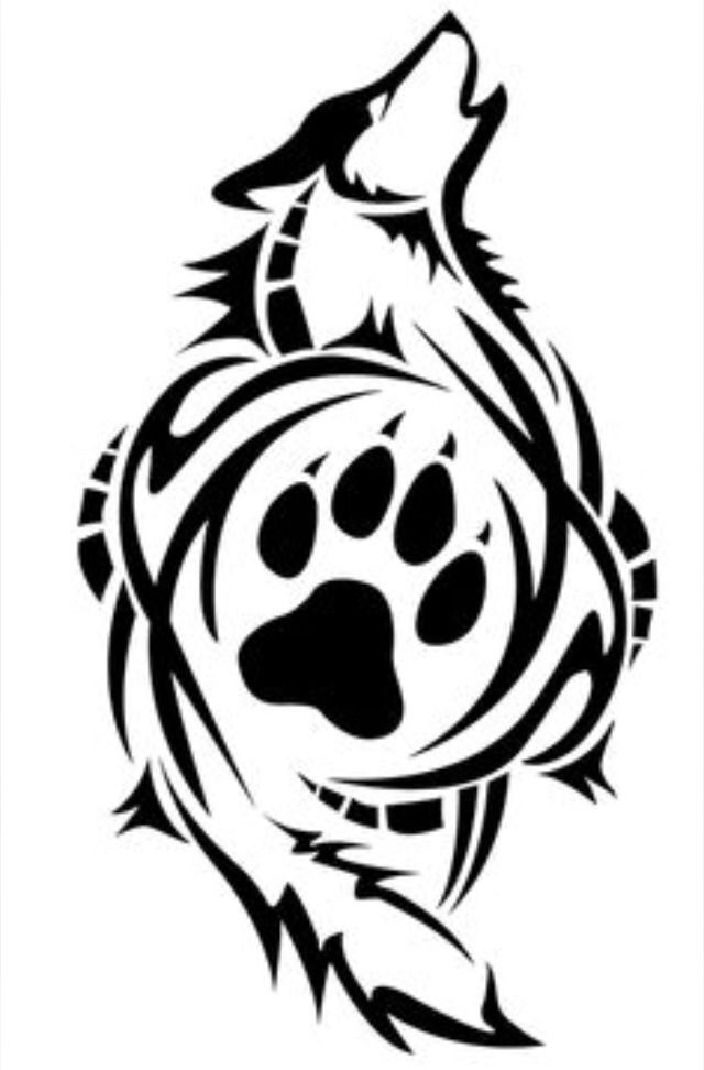 640x972 Tribal Wolf Tattoos Designs And Ideas