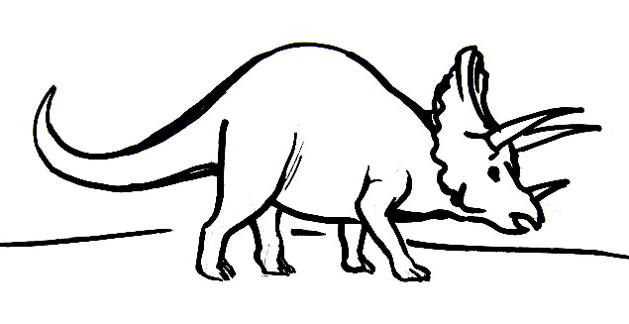 629x324 How To Draw A Triceratops