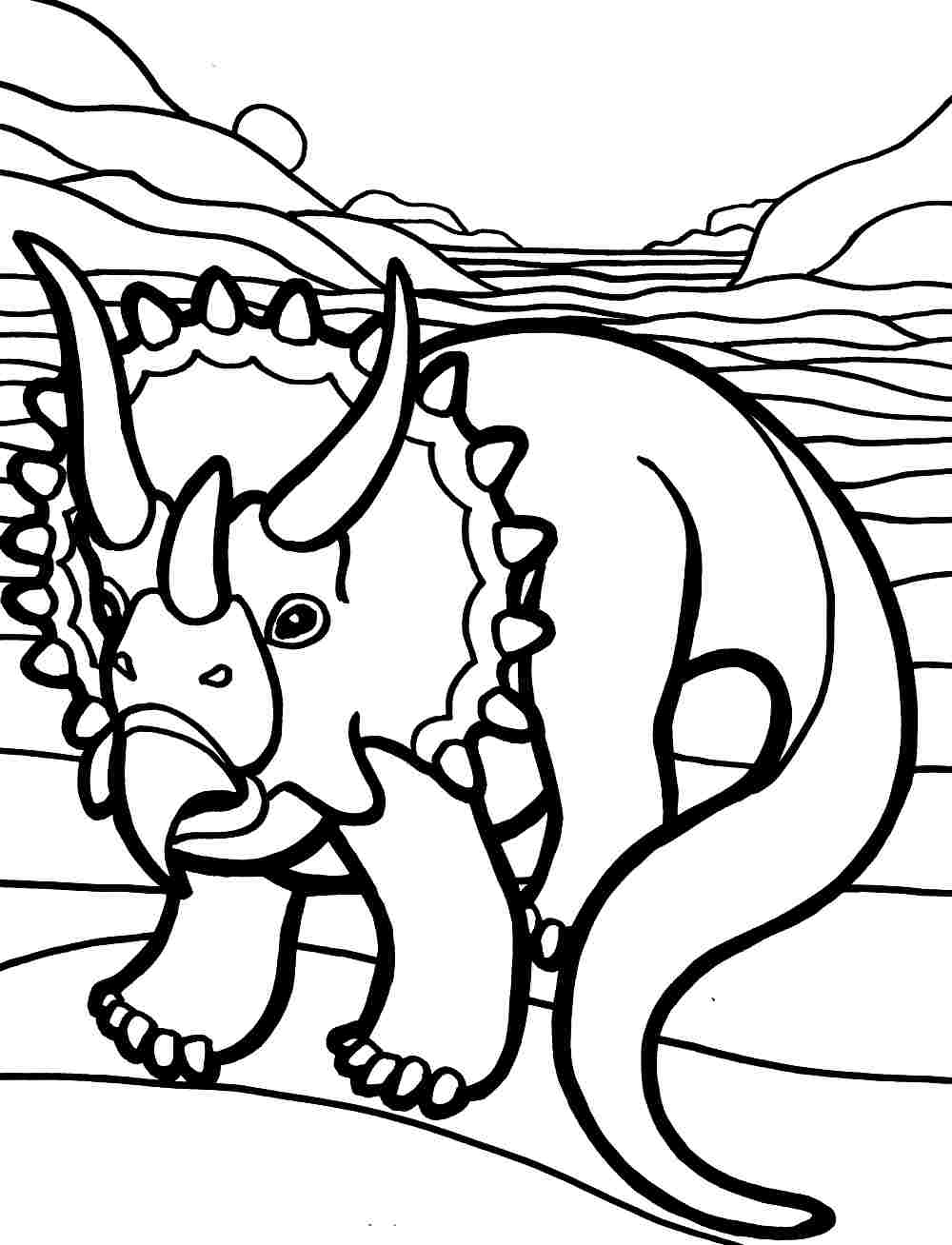 1000x1308 Triceratops Coloring Pages