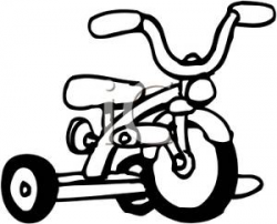 250x202 Tricycle Clipart Black And White, Picture