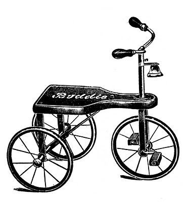 368x400 tricycle signage graphics fairy, clip art and vintage