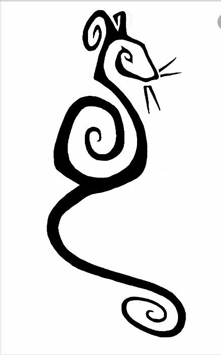 437x700 Rat Line Drawing Tats Rat Tattoo, Tribal Tattoos, Tattoo Designs