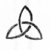 164x164 trillium knot tattoos form drawing, school forms, trinity knot
