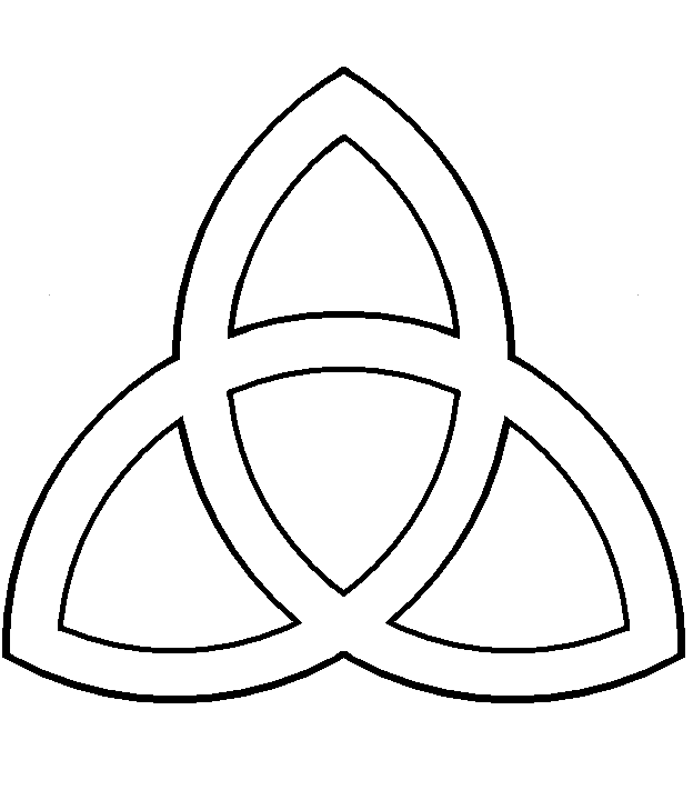 Trinity Knot Drawing