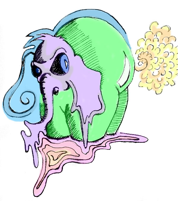 600x675 Draw For Me An Elephant On A Bad Acid Trip
