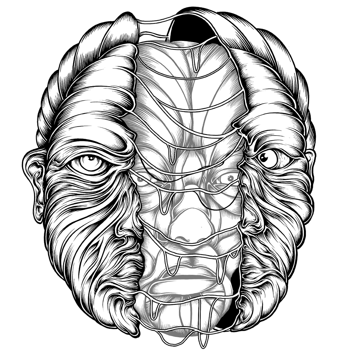 1200x1200 The Art Of Robin Clarijs Bad Trip Johnny