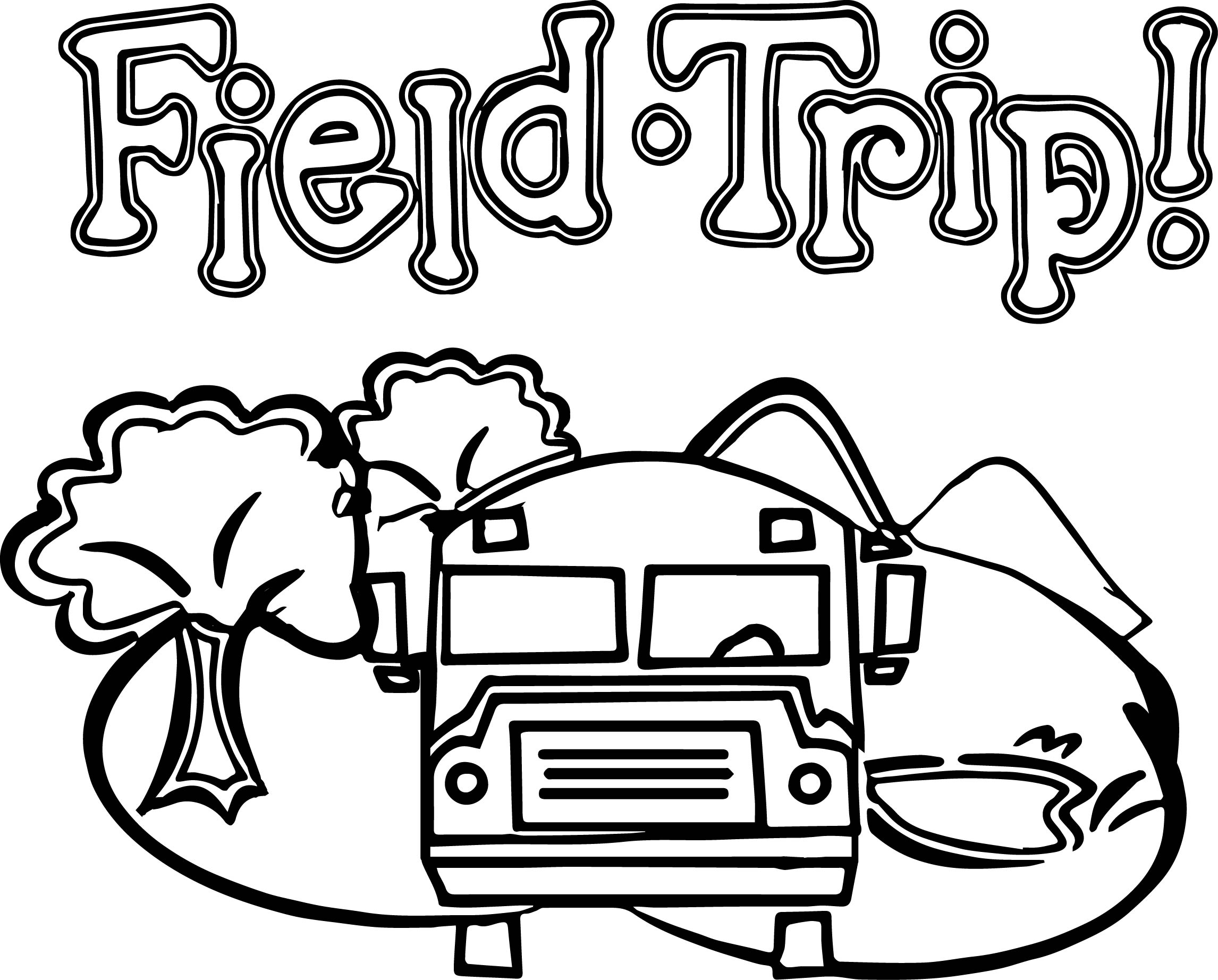 2292x1844 Zoo Field Trip Bus Coloring