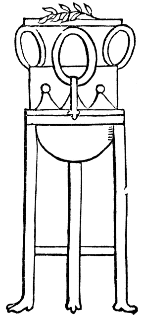 289x640 Tripod Of Apollo Clipart Etc