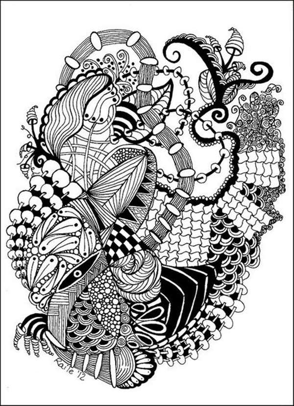 600x828 Beautiful Doodle Art Ideas