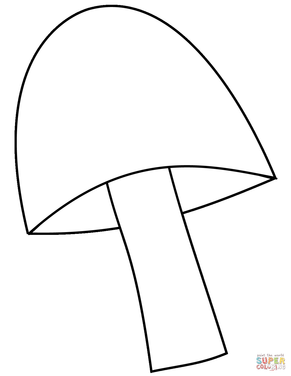 1161x1500 Mushroom Coloring Pages