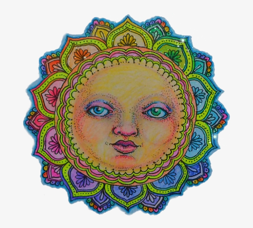820x739 Sun Moon Mandala Hippy Trippy Psychadelic Tumblr Aesthe