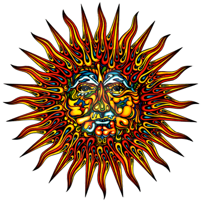 400x400 Trippy Sun Freetoedit
