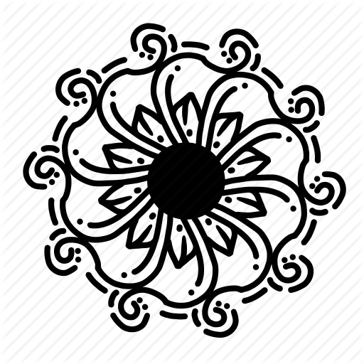 512x512 Drawing Mandala Sun Transparent Png Clipart Free Download