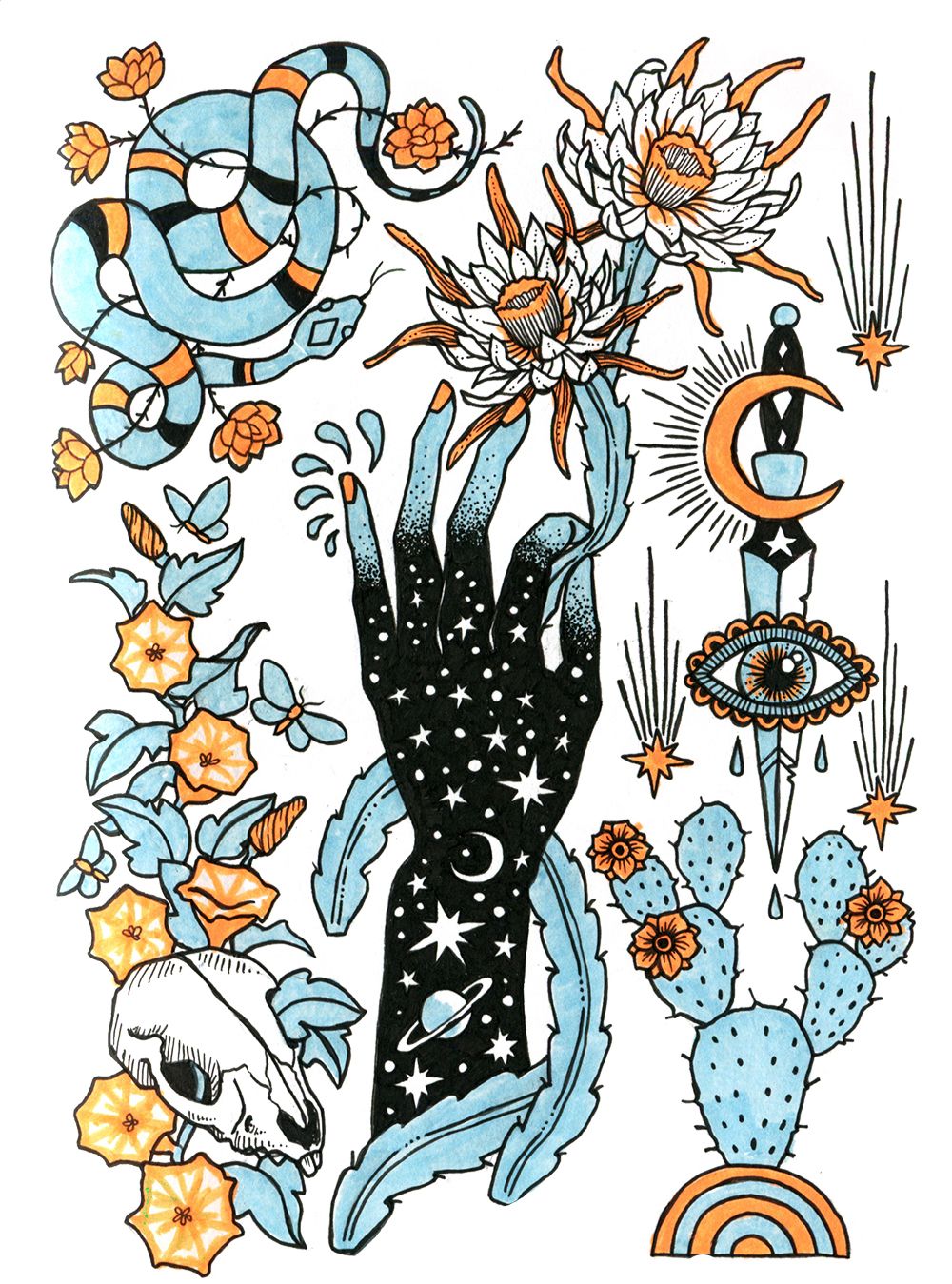 1000x1349 Fridge Magnet Art