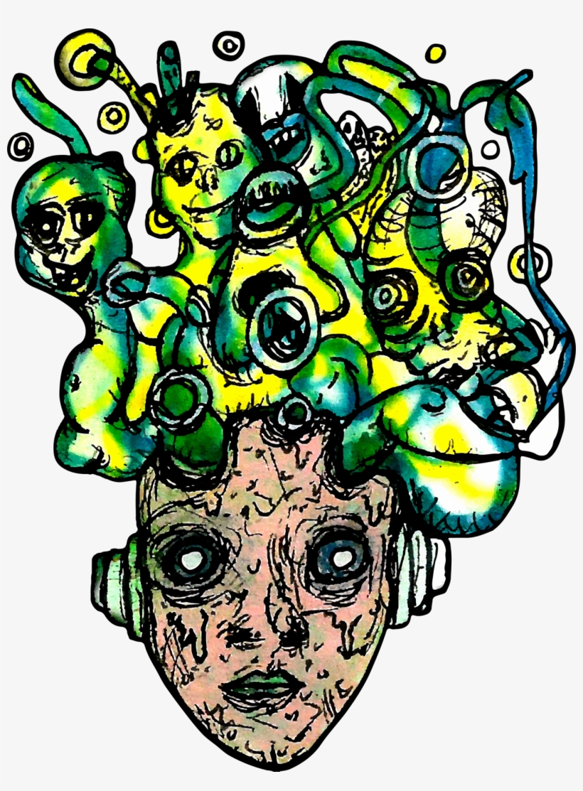 820x1113 Psychedelic Trippy Art Tumblr Creepy Png Psychedelic