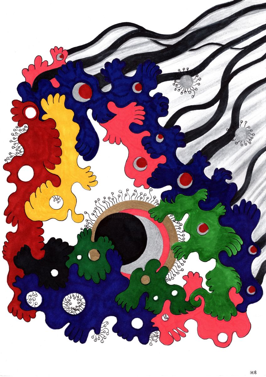 848x1200 two views triumph of reasonformless mindlessness drawing