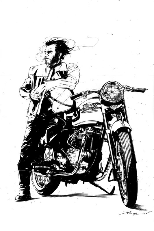 533x800 Wolverine And A Triumph, In Philippe Vandaele's Drawings Comic Art