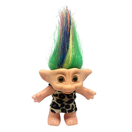425x425 Prettyia Vintage Leopard Lucky Troll Doll Leprocauns