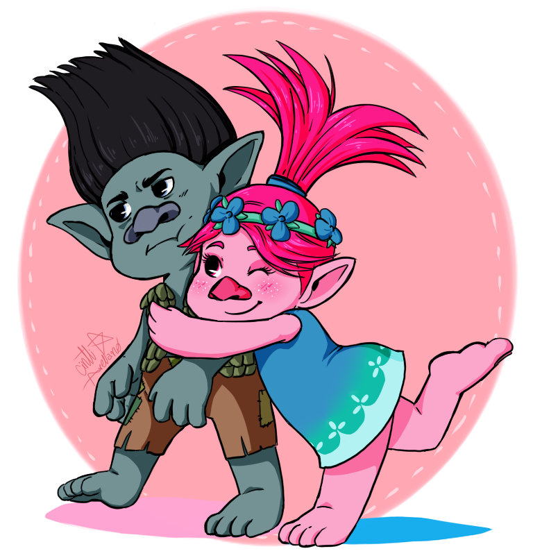 768x804 Collection Of Free Trolls Drawing Branch Download On Ui Ex