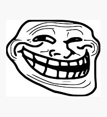 210x230 troll face drawing photographic prints redbubble