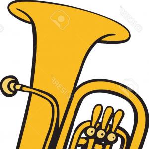 300x300 Cartoon Girl Playing Trombone Marching Band Shopatcloth