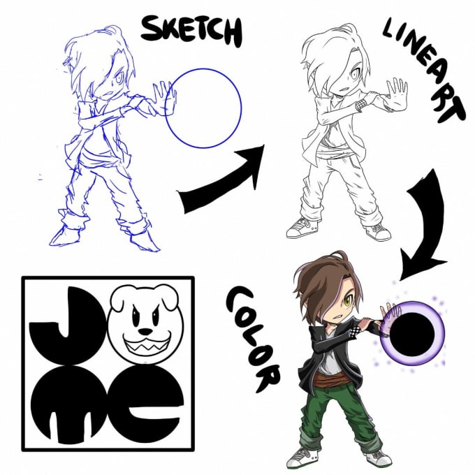 680x680 Make A Creative Chibi Art Or Cartoon For You