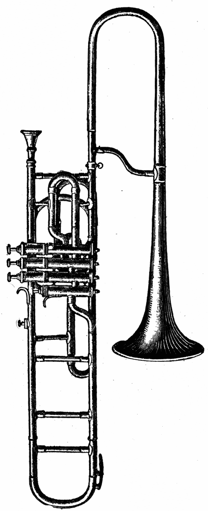 418x1024 Trombone A Piston Clipart Etc