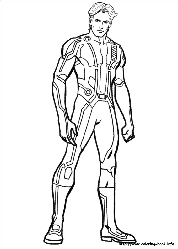 567x794 tron coloring picture