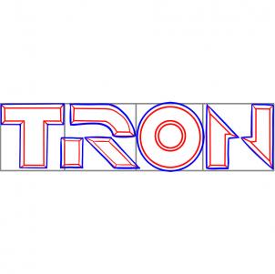 302x301 how to draw tron, step