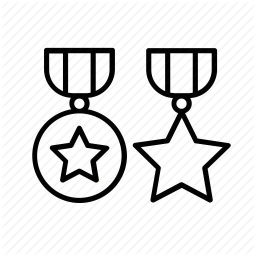 512x512 Medals Drawing Trophy, Picture