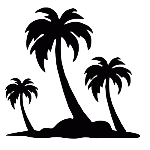 500x500 Tropical Island Image Transparent Stock Black And White Huge