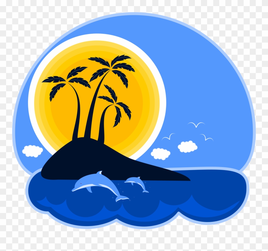 880x825 Tropical Island Clipart Png Graphic Royalty Free Library