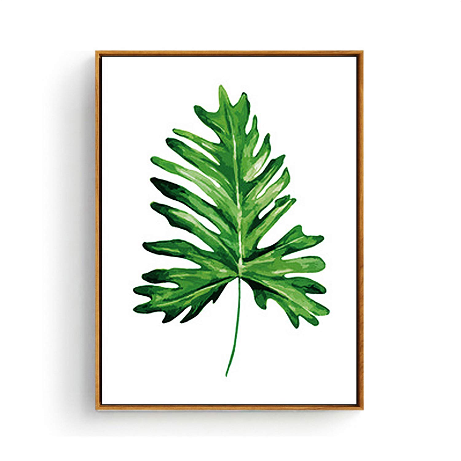 1500x1500 Hepix Canvas Wall Art Green Plants Tropical Leaves