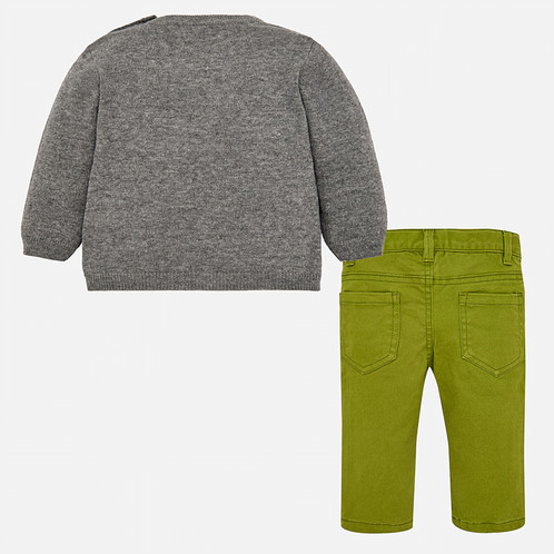 498x498 mayoral jumper with drawing and trousers set for baby boy